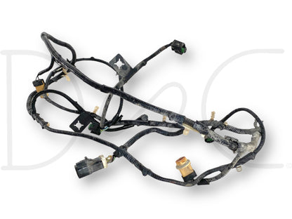 08-10 Ford F250 F350 Rear Bumper License Plate Light Parking Sensor Harness