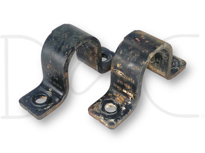 08-10 Ford F250 F350 Front Sway Bar Bushing Brackets Bracket Set OE 7C34-3B353