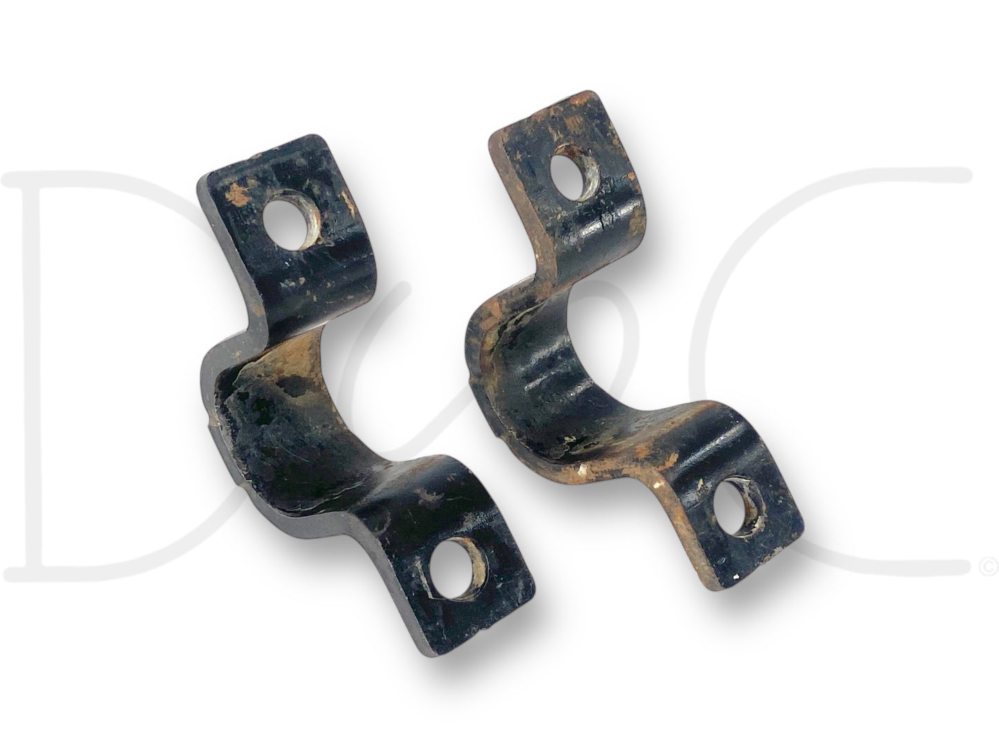08-10 Ford F250 F350 Front Sway Bar Bushing Brackets Bracket Set OE 7C34-3B353