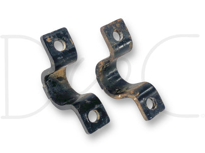 08-10 Ford F250 F350 Front Sway Bar Bushing Brackets Bracket Set OE 7C34-3B353