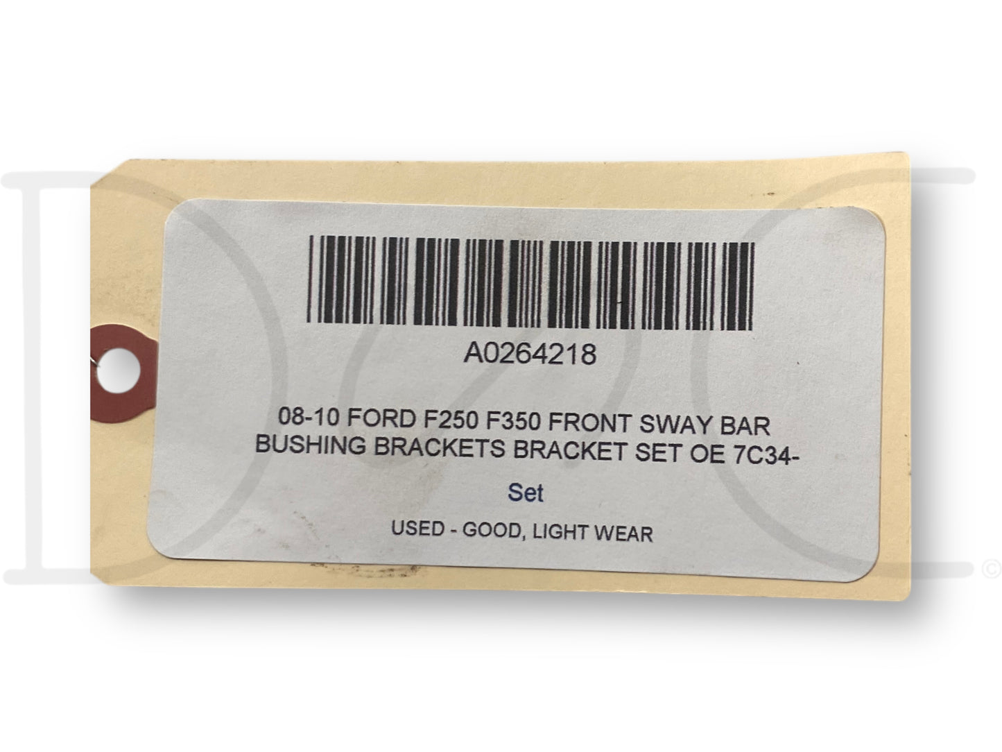 08-10 Ford F250 F350 Front Sway Bar Bushing Brackets Bracket Set OE 7C34-3B353