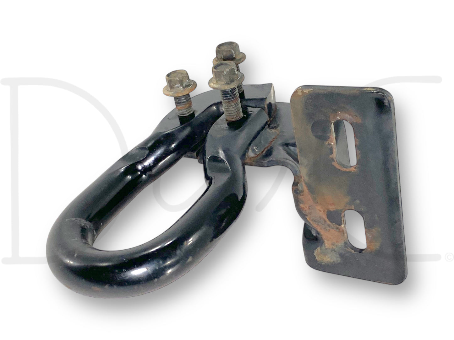 08-10 Ford F250 F350 RH Bumper Bracket Tow Hook Loop Black 7C34-17A954-Bb *Blem*