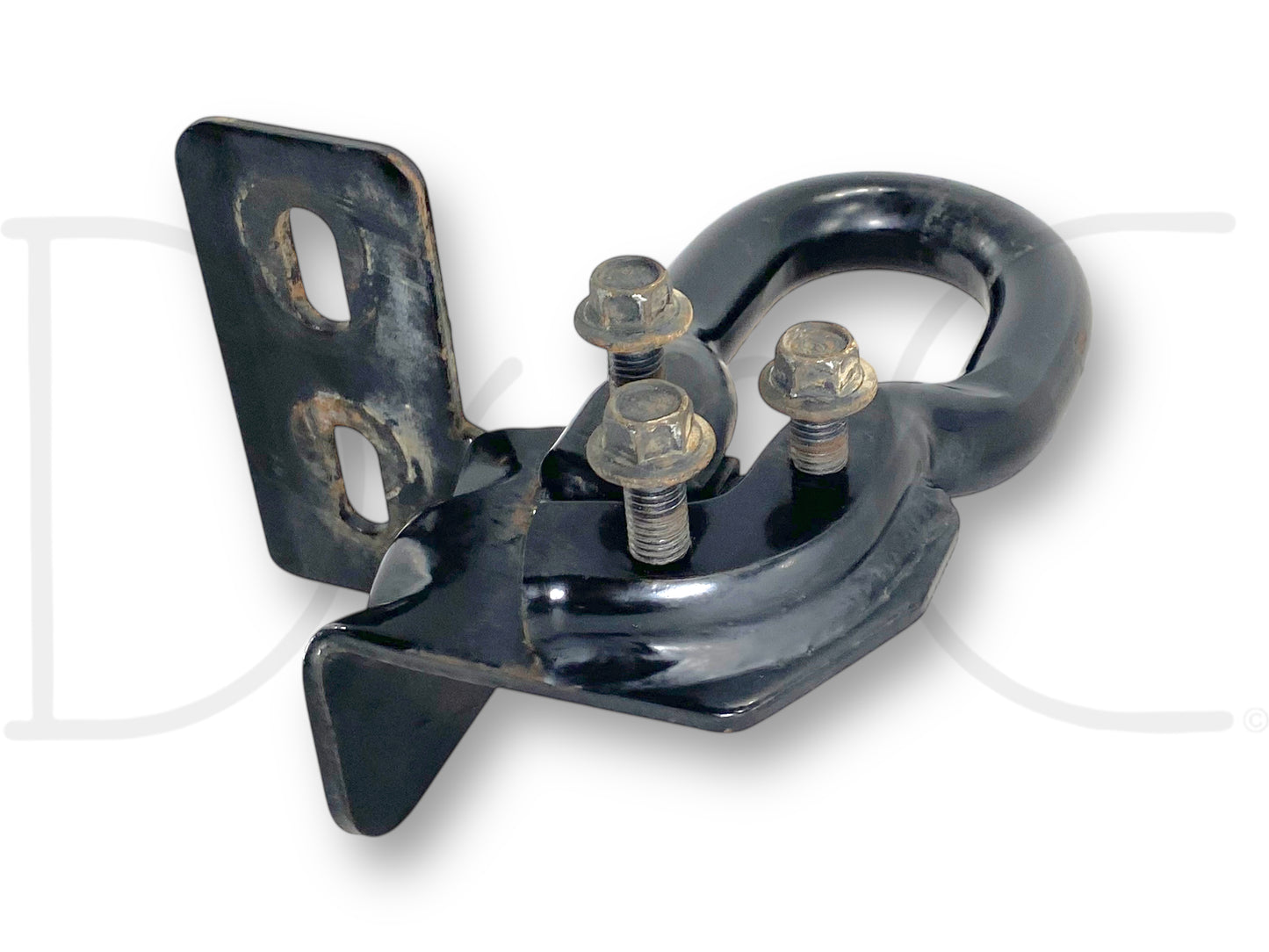 08-10 Ford F250 F350 RH Bumper Bracket Tow Hook Loop Black 7C34-17A954-Bb *Blem*