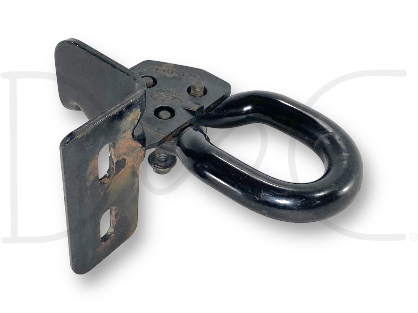 08-10 Ford F250 F350 RH Bumper Bracket Tow Hook Loop Black 7C34-17A954-Bb *Blem*