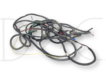 08-16 Ford F250 F350 Amp Research Powerstep Running Board Step Wiring Harness in used good condition with light wear, compatible with 2008-2016 Ford F-250, F-350, F-450, and F-550 trucks, featuring durable insulation and multiple connector plugs for reliable electrical connections.