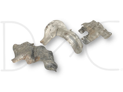 08-10 Ford F250 F350 6.4 6.4L Turbo Heat Shield Set Upper And Lower Shields