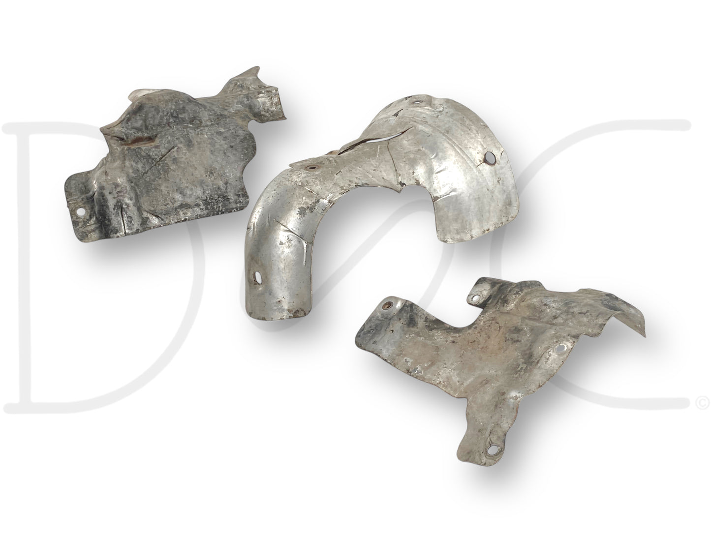 08-10 Ford F250 F350 6.4 6.4L Turbo Heat Shield Set Upper And Lower Shields