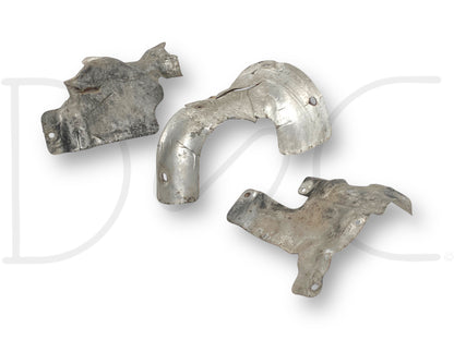 08-10 Ford F250 F350 6.4 6.4L Turbo Heat Shield Set Upper And Lower Shields