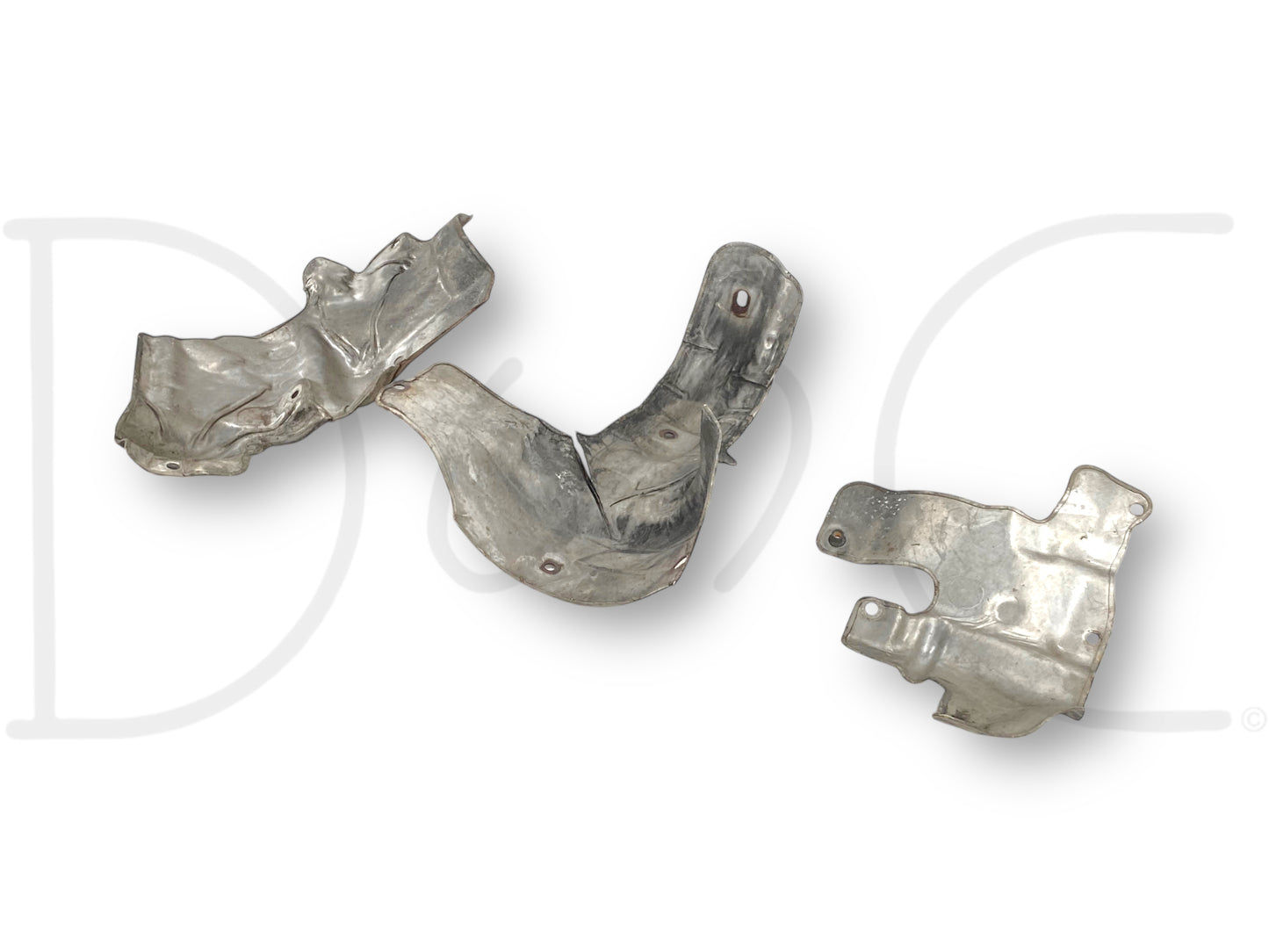 08-10 Ford F250 F350 6.4 6.4L Turbo Heat Shield Set Upper And Lower Shields