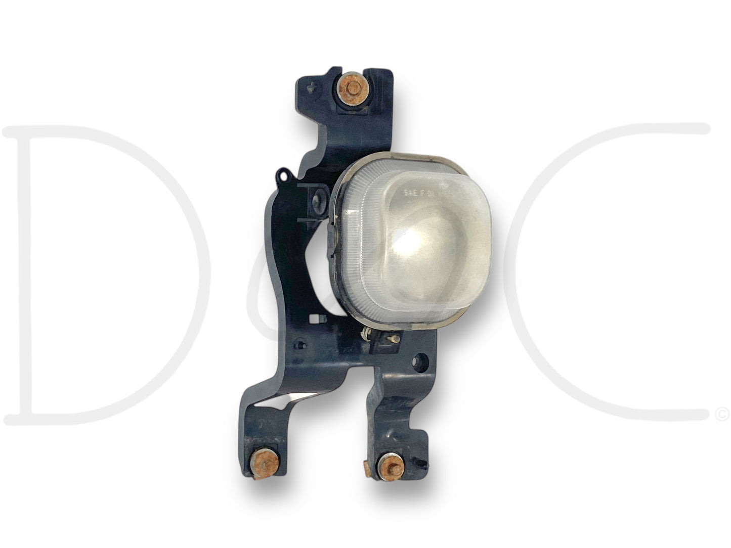 08-10 Ford F250 F350 RH Right Passenger Front Bumper Fog Light Bracket OE, used condition with light wear, removed from 2008 Ford F-250 King Ranch 6.4L Powerstroke diesel, compatible with 2008-2010 F-250 F-350 F-450 F-550 trucks, genuine OE part for Super Duty applications.