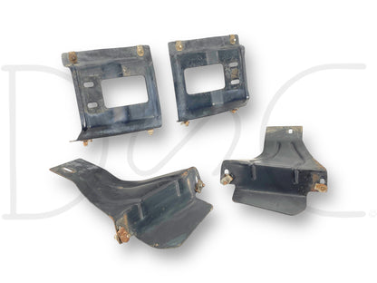 08-10 Ford F250 F350 Front Bumper Bracket Set 4 OE Brackets