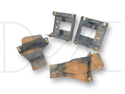 08-10 Ford F250 F350 Front Bumper Bracket Set 4 OE Brackets
