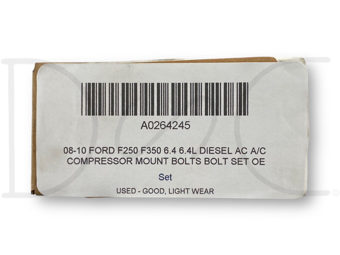08-10 Ford F250 F350 6.4 6.4L Diesel Ac A/C Compressor Mount Bolts Bolt Set OE