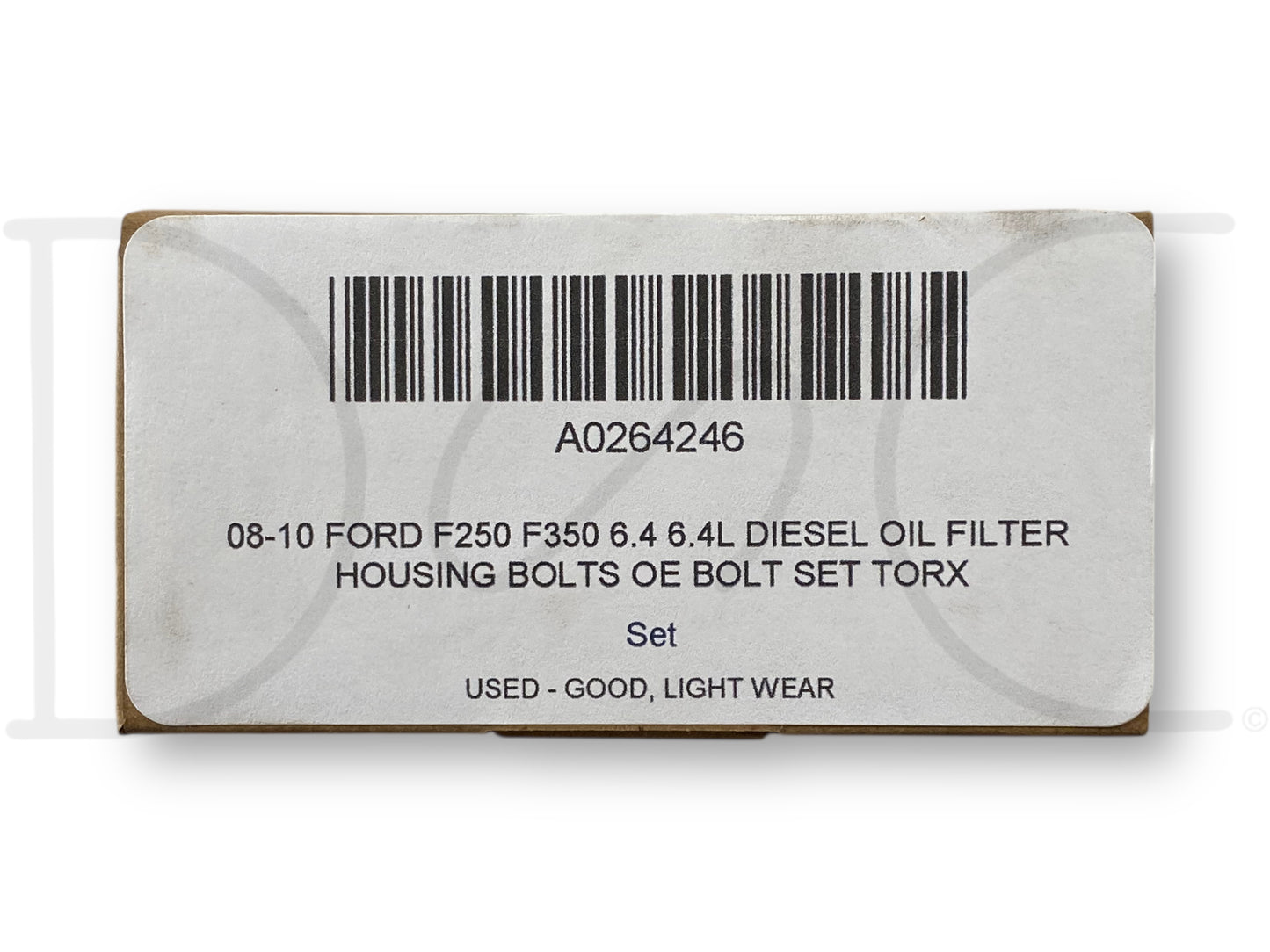 08-10 Ford F250 F350 6.4 6.4L Diesel Oil Filter Housing Bolts OE Bolt Set Torx