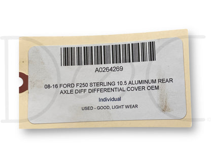 08-16 Ford F250 Sterling 10.5 Aluminum Rear Axle Diff Differential Cover OEM