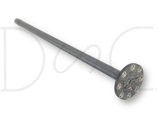 05-10 Ford F250 F350 SRW Sterling 10.5 Rear Axle Shaft LH Left Driver 35 Spline, used with light wear, removed from a 2008 Ford F-250 King Ranch 6.4L Powerstroke, designed for 2005-2010 Ford F-250 and F-350 trucks, genuine OE quality part.