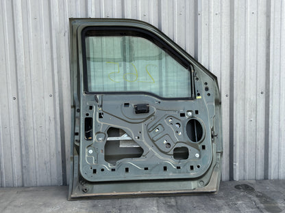 99-07 Ford F250 F350 Front LH Left Driver Door ST Green / AQ Tan Electric