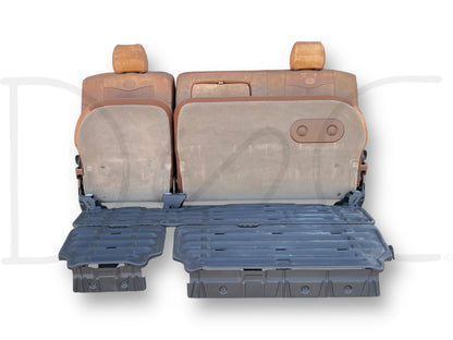 04-07 Ford F250 F350 Super Duty King Ranch Crew Cab Leather Rear Back Bench Seat