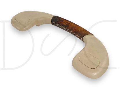 03-07 Ford F250 F350 King Ranch RH Right Passenger A-Pillar Grab Handle Leather