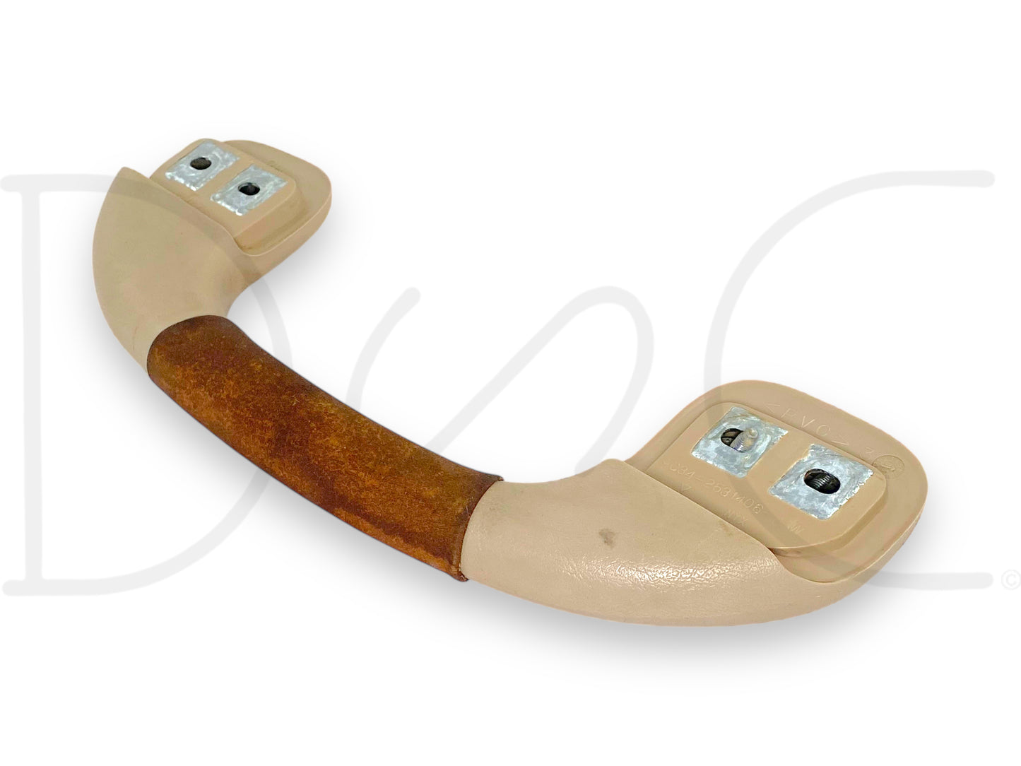 03-07 Ford F250 F350 King Ranch RH Right Passenger A-Pillar Grab Handle Leather