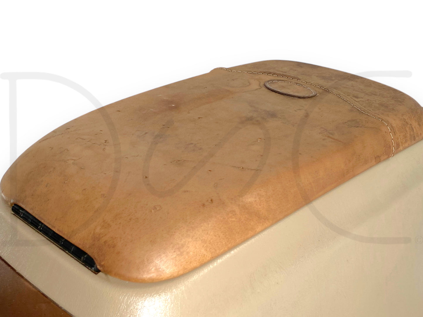 03-07 Ford F250 F350 King Ranch Super Duty Center Console Floor Storage Tan OE