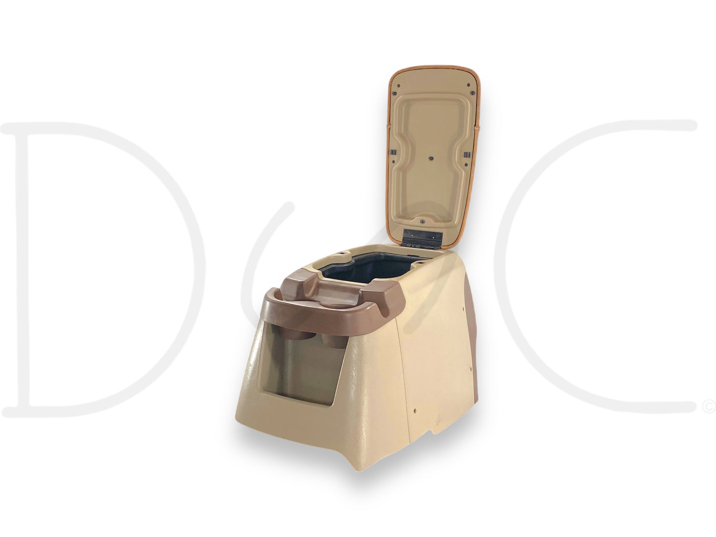 03-07 Ford F250 F350 King Ranch Super Duty Center Console Floor Storage Tan OE
