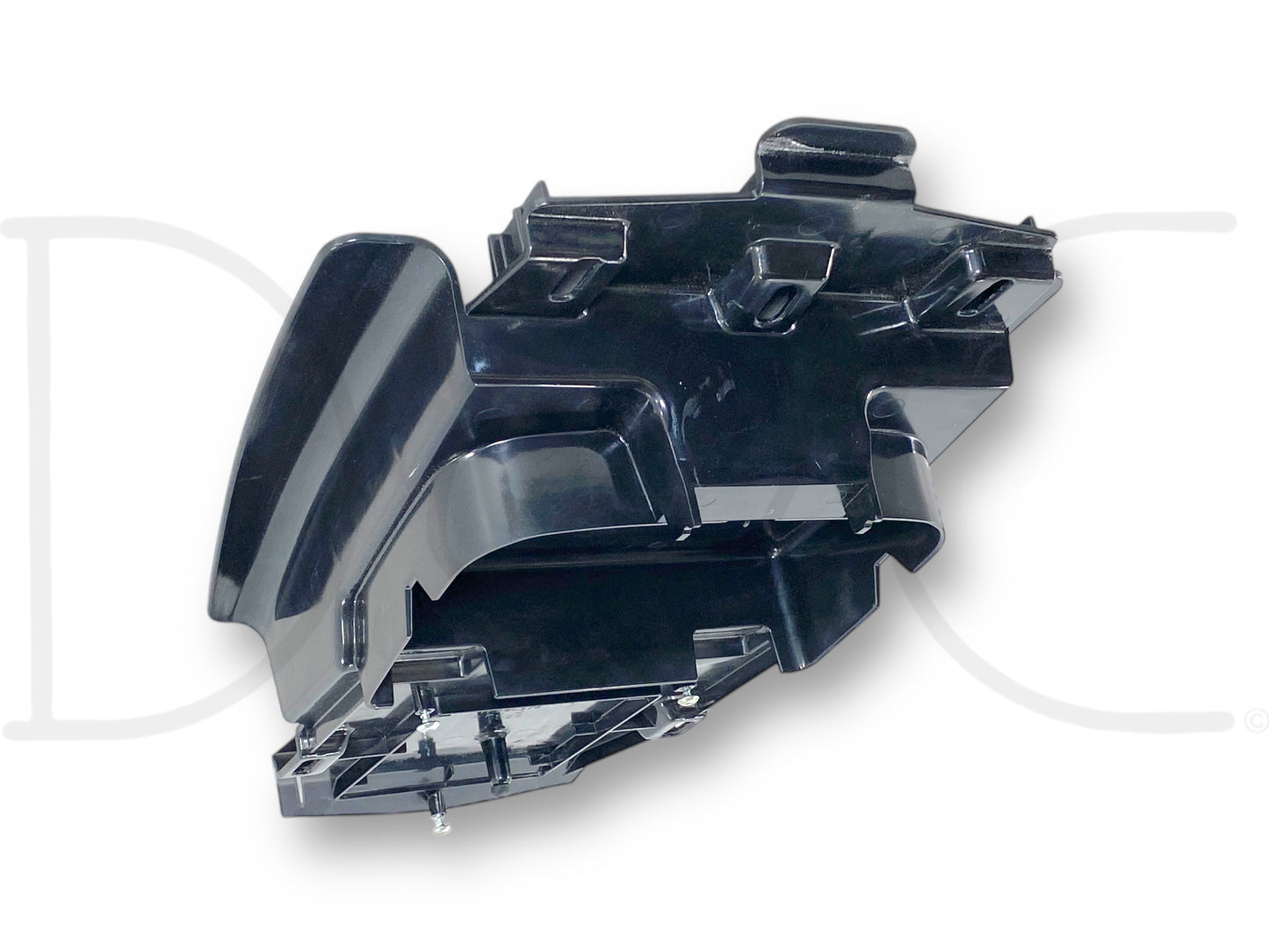 02-04 Ford F250 F350 Overhead Console Mount Base Bracket OEM in used good condition, black plastic component compatible with 2002-2004 Ford Super Duty trucks.