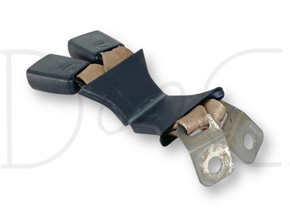 03-07 Ford F250 F350 Rear Seat Belt Seatbelt Latch Buckle Double Tan OE