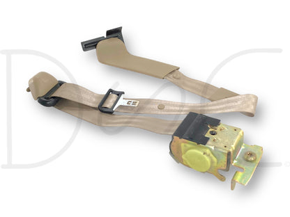 99-04 Ford F250 F350 Crew Cab RH Right Passenger Rear Seat Belt Seatbelt Tan OE