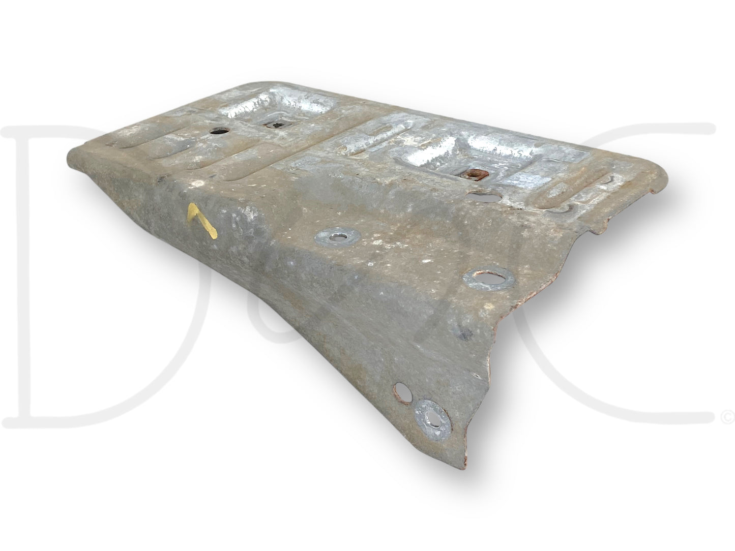 03-04 Ford F250 F350 Battery Tray Support Bracket Mount LH 3C34-10732-Ad used good condition with light wear, compatible with 2003-2004 Ford Super Duty trucks.