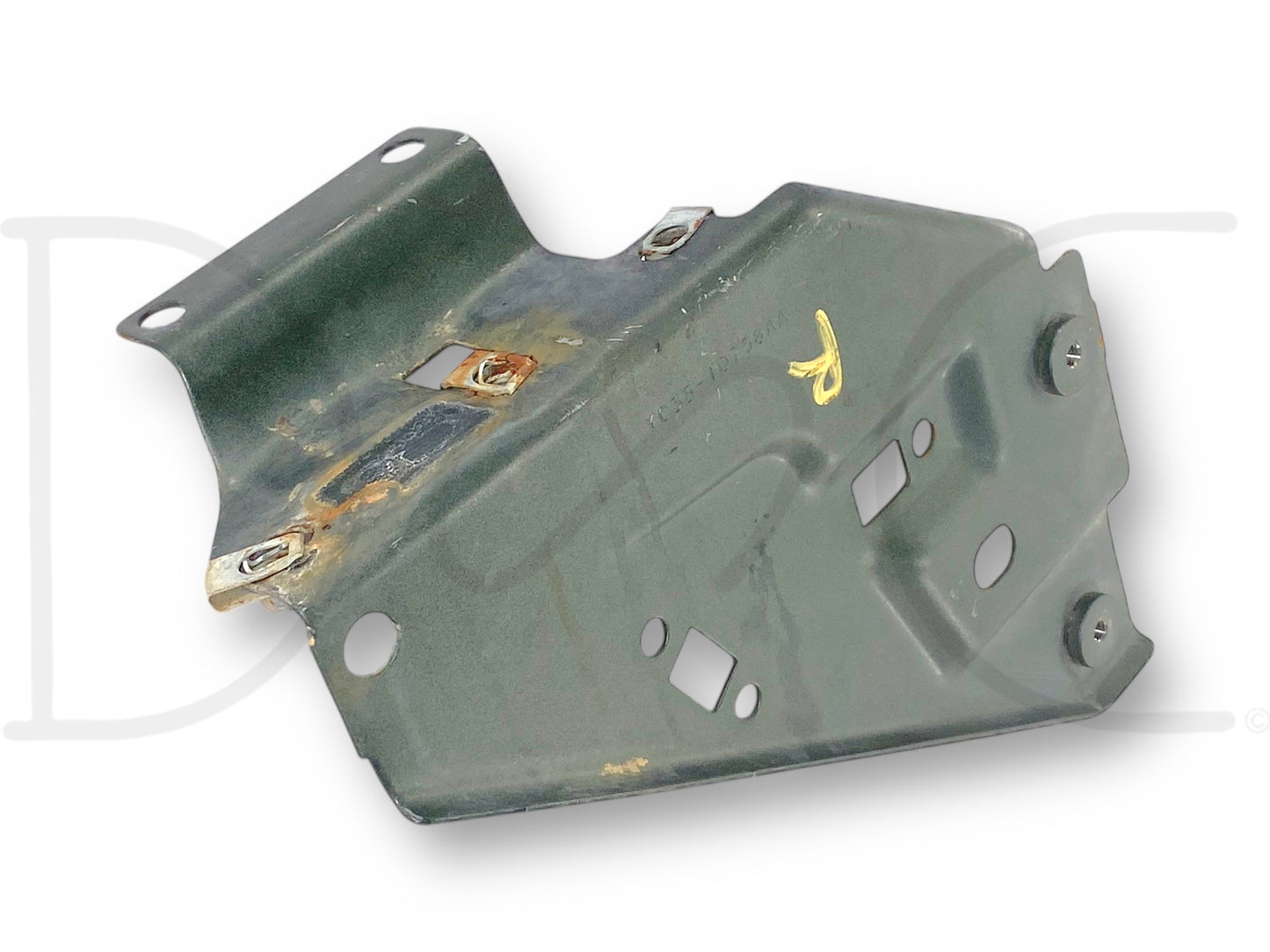 99-07 Ford F250 F350 Battery Tray Support Bracket Mount RH Yc35-10758-Aa used part with light wear, compatible with Ford Super Duty trucks including F-250 and F-350 models.
