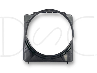 03-07 Ford F250 F350 6.0 6.0L Diesel Radiator Fan Shroud 3C34-8146-Aj *Blem* used part with light wear and cracks near upper mount holes, compatible with Super Duty models.