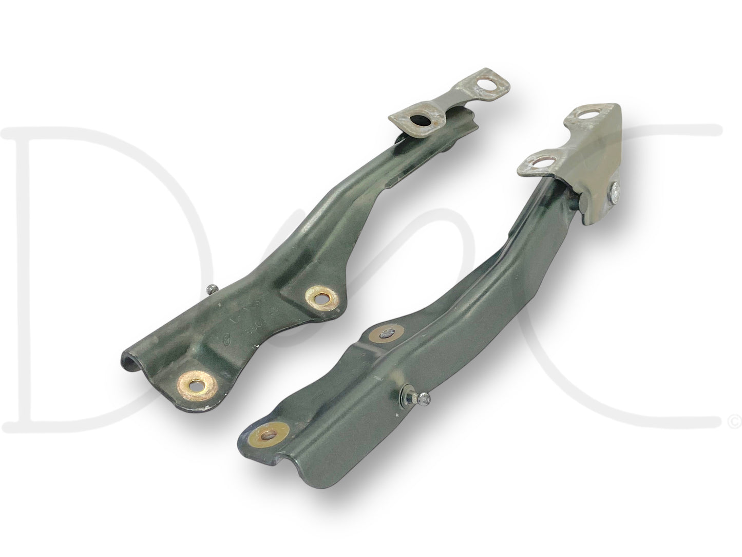 99-07 Ford F250 F350 Super Duty Hood Hinge Set Green Hood Hinges OE RH LH Pair