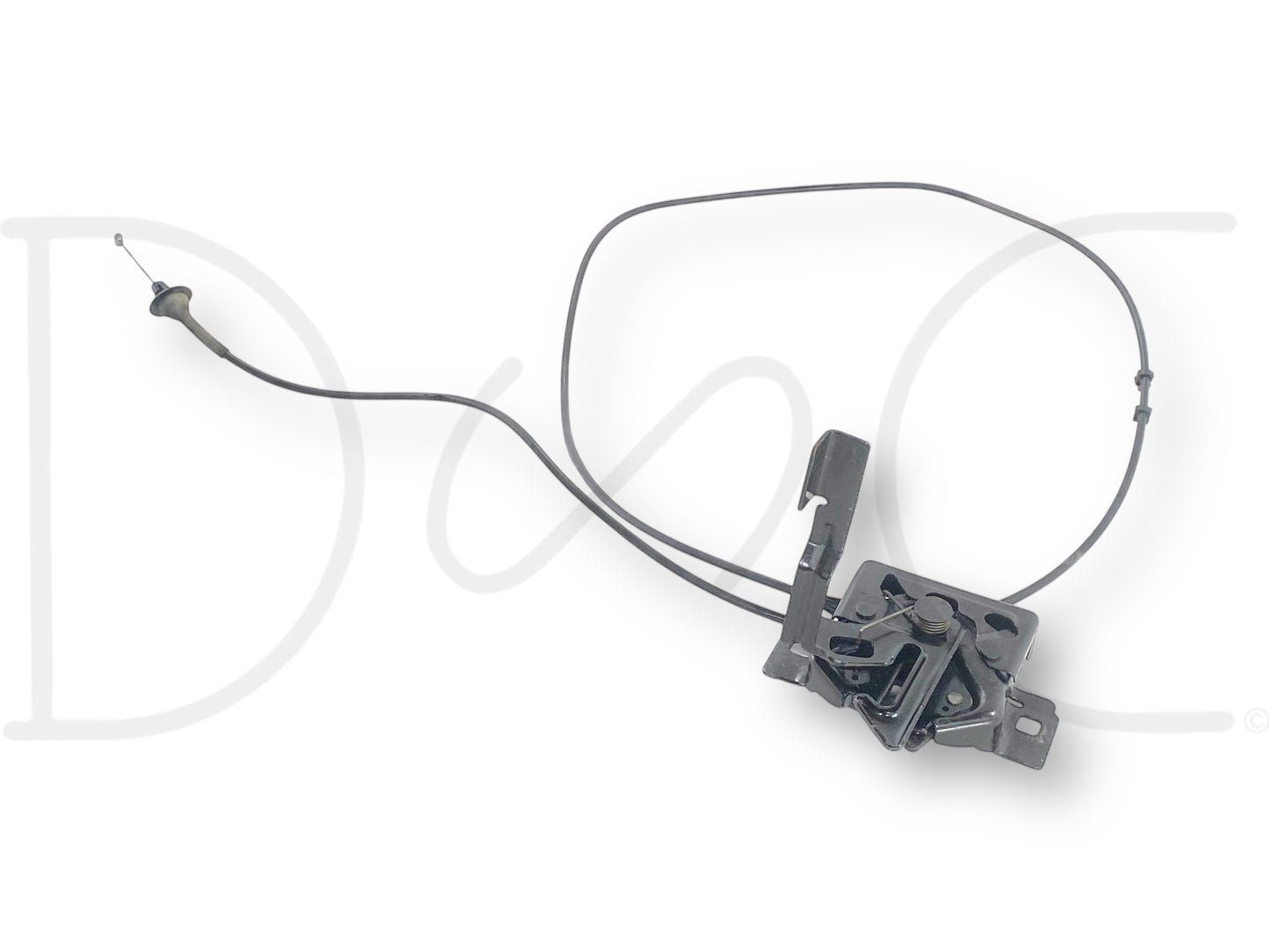 99-07 Ford F250 F350 Front Hood Latch Catch Lock Release Cable Assembly OE, used with light wear, compatible with Ford F-250 F-350 F-450 F-550 trucks from 1999 to 2007.