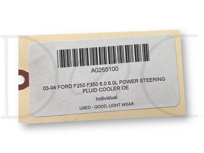 03-04 Ford F250 F350 6.0 6.0L Power Steering Fluid Cooler OE