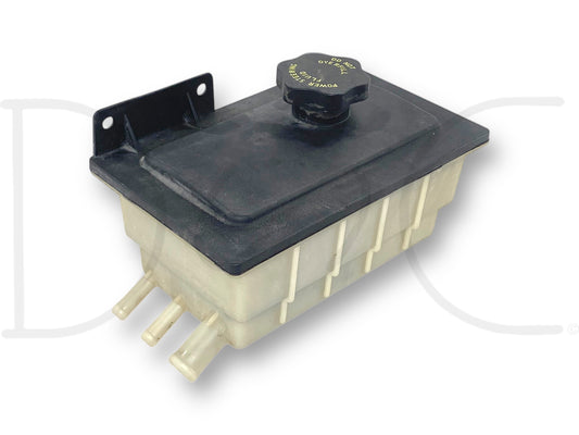03-04 Ford F250 F350 6.0L Power Steering Fluid Reservoir 3 Port 3C34-3R700-Ae, used with light wear, compatible with 2003-2004 Ford F-250 and F-350 Super Duty trucks.