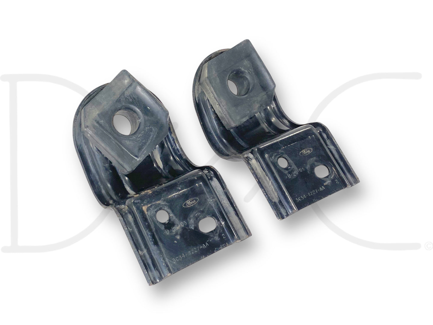03-07 Ford F250 F350 Upper Radiator Mount Bracket Pair OE Brackets