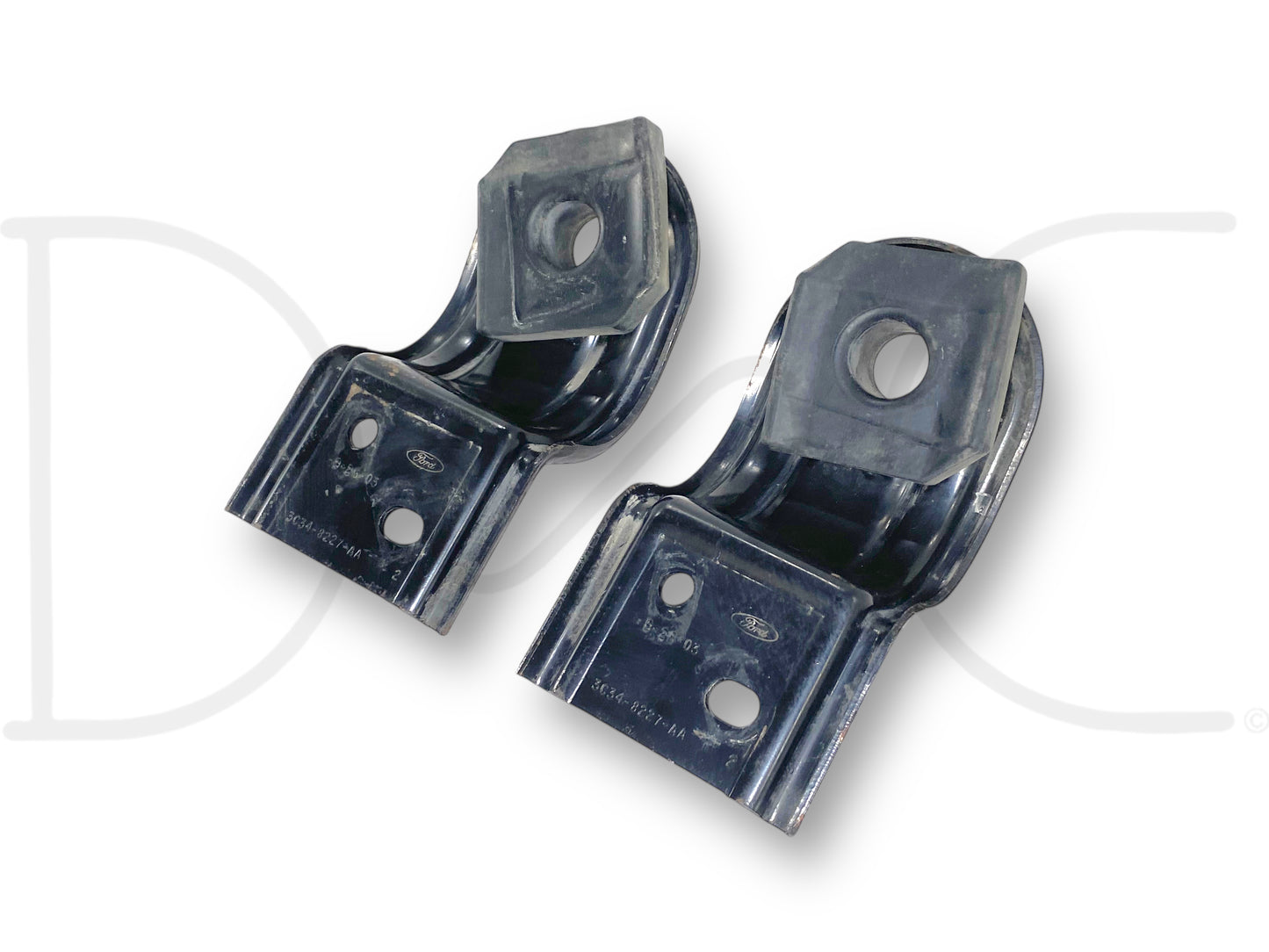 03-07 Ford F250 F350 Upper Radiator Mount Bracket Pair OE Brackets