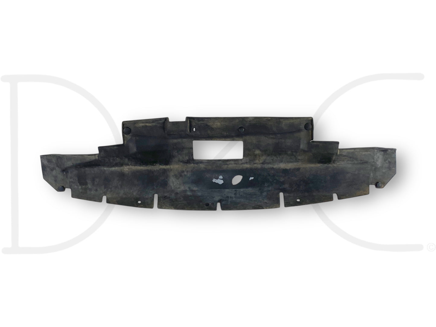 99-04 Ford F250 F350 Front Upper Radiator Cover Tool Tray Rubber 1C34-8326-A used part with light wear and small tear, compatible with Ford Super Duty trucks and Excursion models.