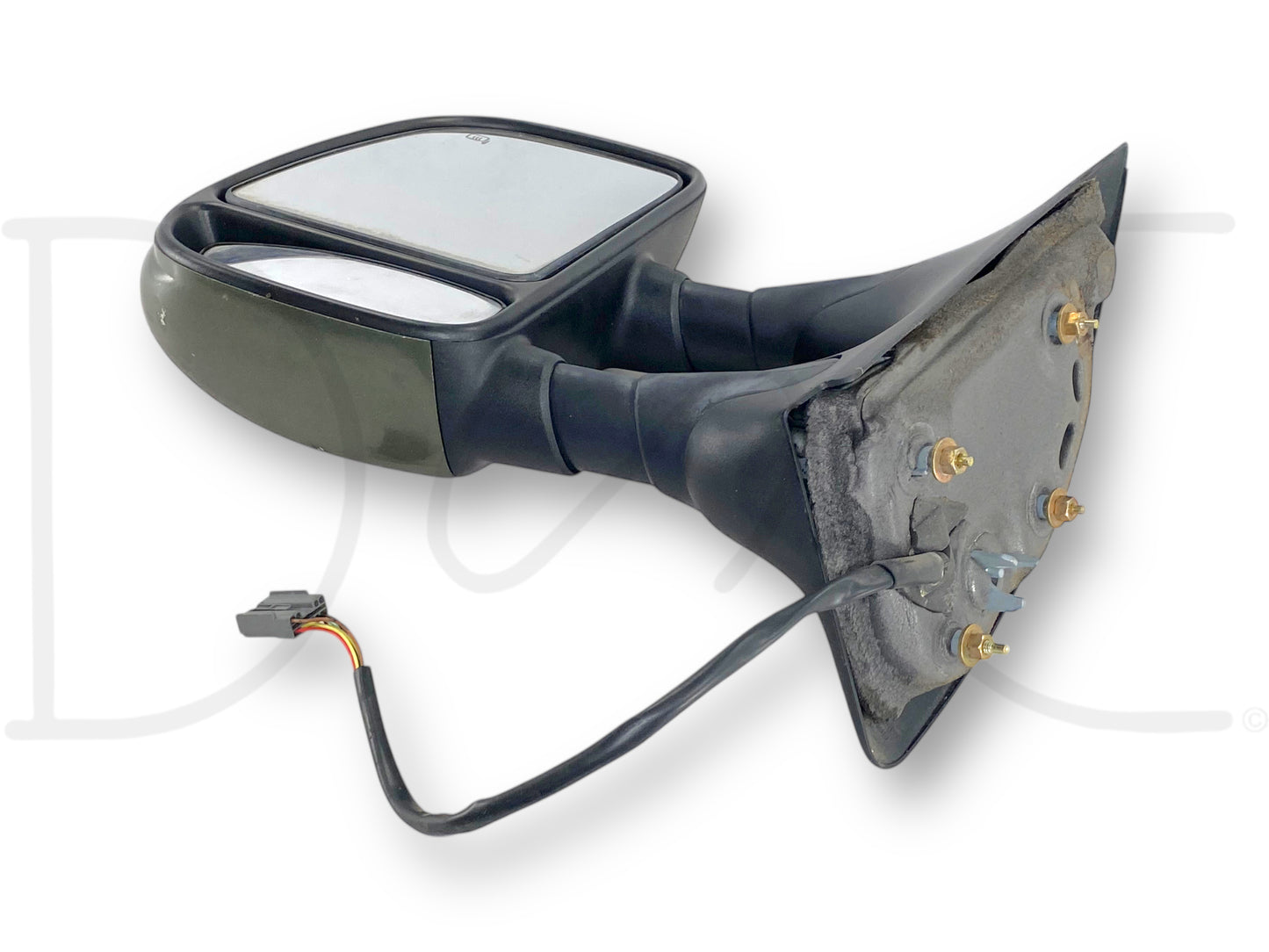 02-07 Ford F250 F350 LH Left Driver Tow Mirror Power Heat Signal St Green