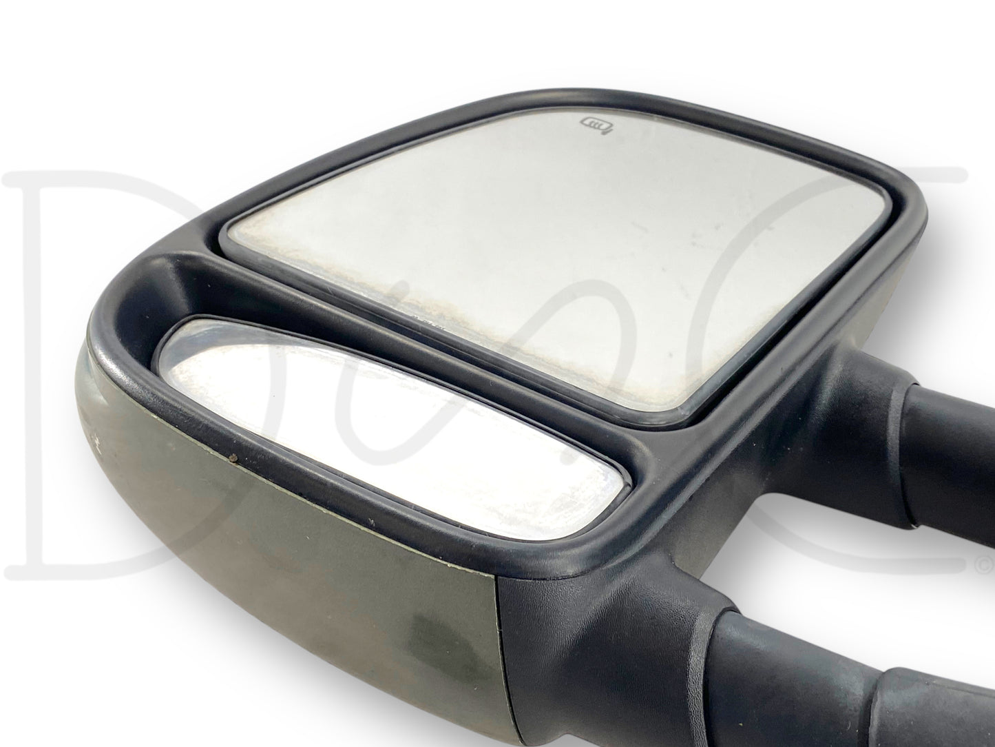 02-07 Ford F250 F350 LH Left Driver Tow Mirror Power Heat Signal St Green