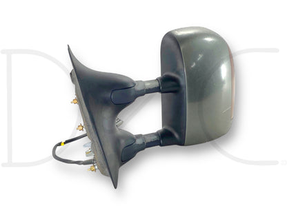 02-07 Ford F250 F350 LH Left Driver Tow Mirror Power Heat Signal St Green