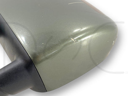 02-07 Ford F250 F350 LH Left Driver Tow Mirror Power Heat Signal St Green