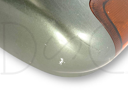 02-07 Ford F250 F350 LH Left Driver Tow Mirror Power Heat Signal St Green