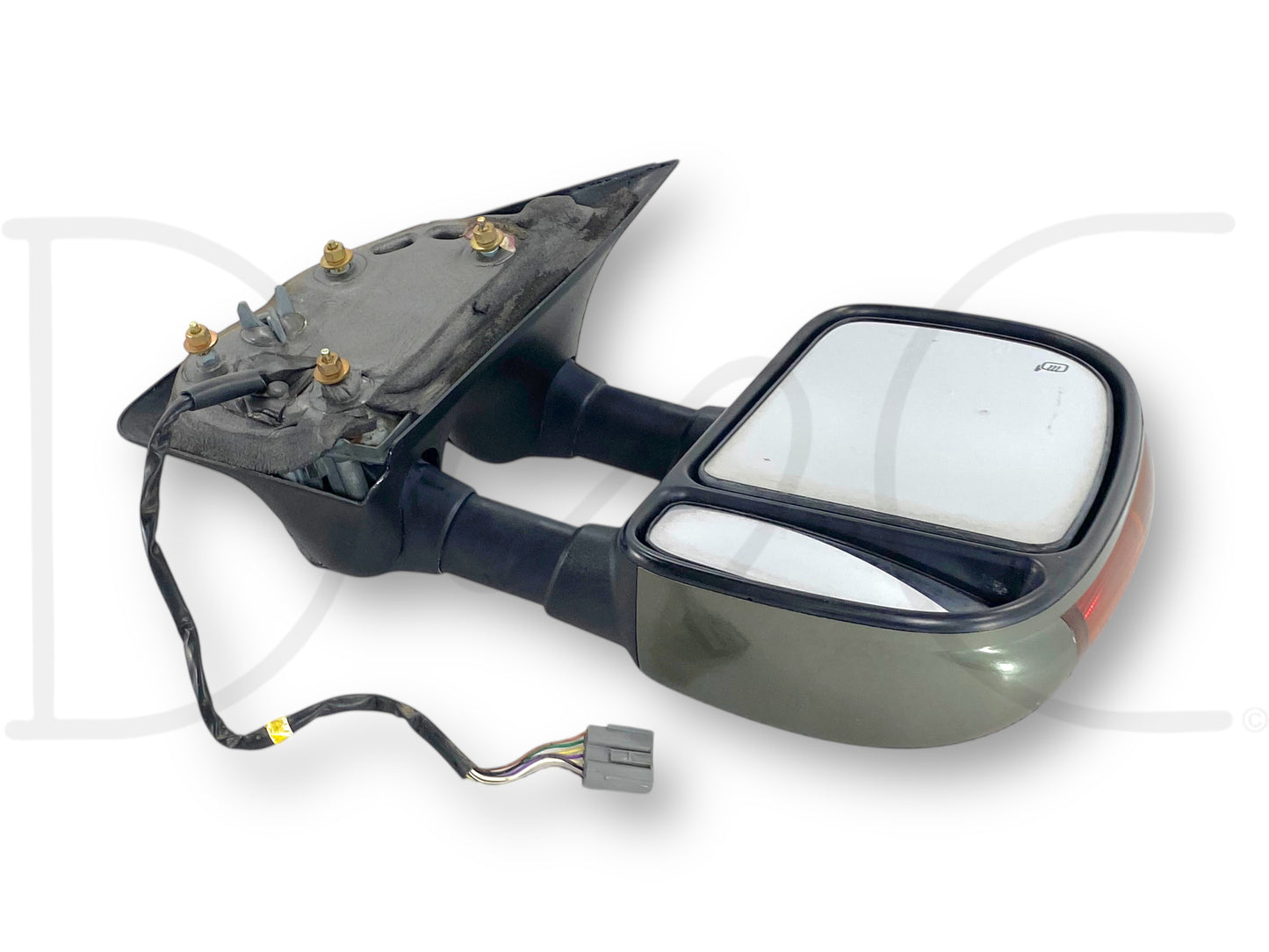 02-07 Ford F250 F350 RH Right Passenger Mirror Power Heat Signal St Green