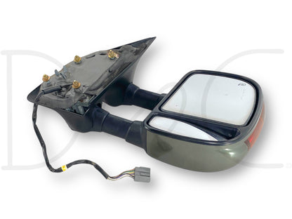 02-07 Ford F250 F350 RH Right Passenger Mirror Power Heat Signal St Green