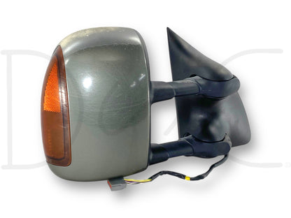 02-07 Ford F250 F350 RH Right Passenger Mirror Power Heat Signal St Green