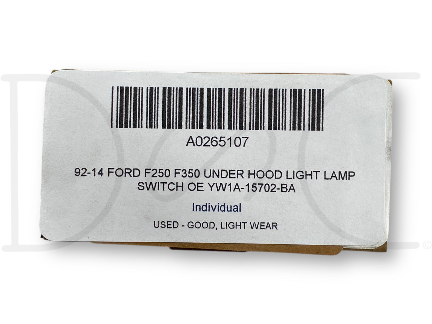 92-14 Ford F250 F350 Under Hood Light Lamp Switch OE Yw1A-15702-BA