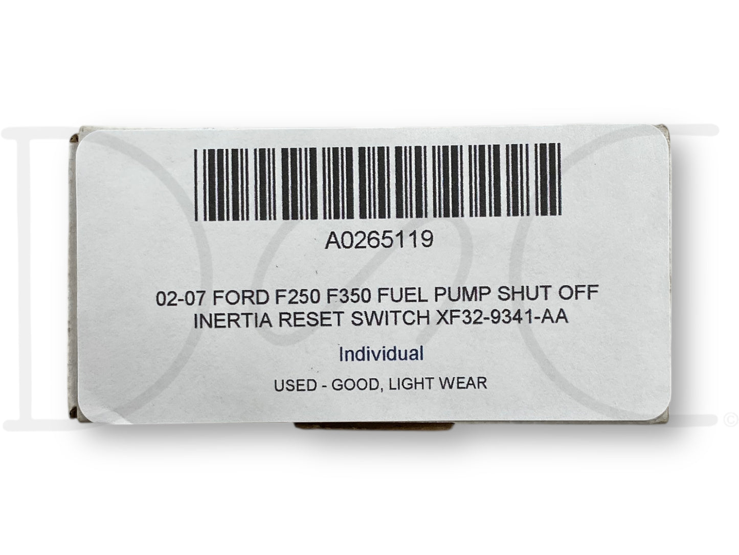 02-07 Ford F250 F350 Fuel Pump Shut Off Inertia Reset Switch Xf32-9341-Aa