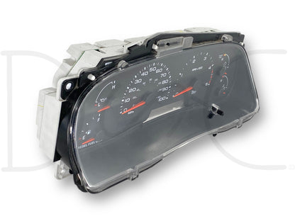 03-04 Ford F250 F350 Diesel Instrument Gauge Cluster Speedometer 190K with used condition, light wear, removed from 2004 Ford F-250 King Ranch 6.0L Diesel, suitable for 2003-2004 F-250, F-350, F-450, and F-550 models.